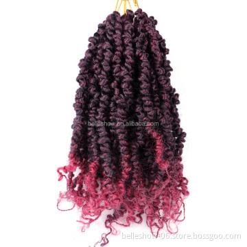 10inch 12 strands Bomb Twist freetress spring crochet braid hair shiort pre passion twist